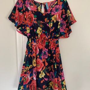 Muticolored cocktail dress